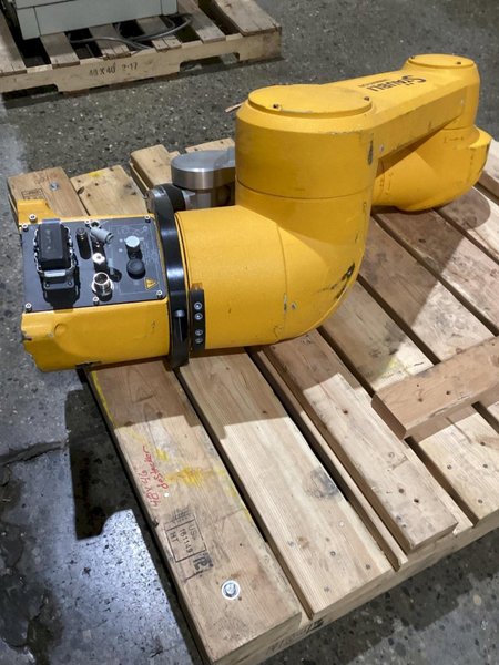 STAUBLI TX90L ROBOT ARM WITH CABINET- NO TEACH PENDANT USED