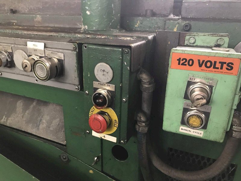 30 TON TISHKEN CUTOFF PRESS: STOCK