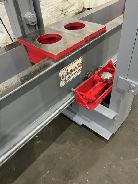 150-TON BEE LINE TRAVEL FRAME HYDRAULIC STRAIGHTENING PRESS: STOCK #80962
