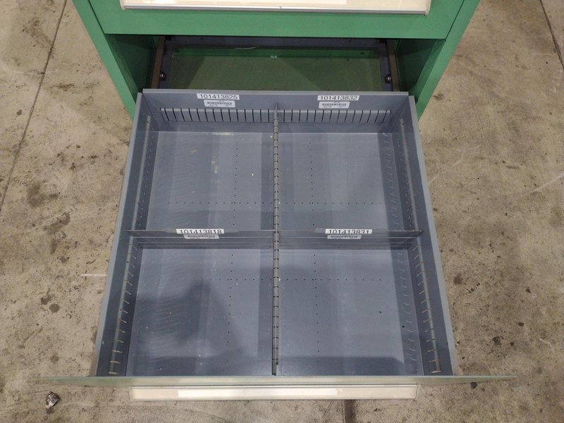 5 DRAWER VIDMAR INDUSTRIAL STORAGE CABINET 30" X 27.5" X 59": STOCK #21373 (60 AVAILABLE)