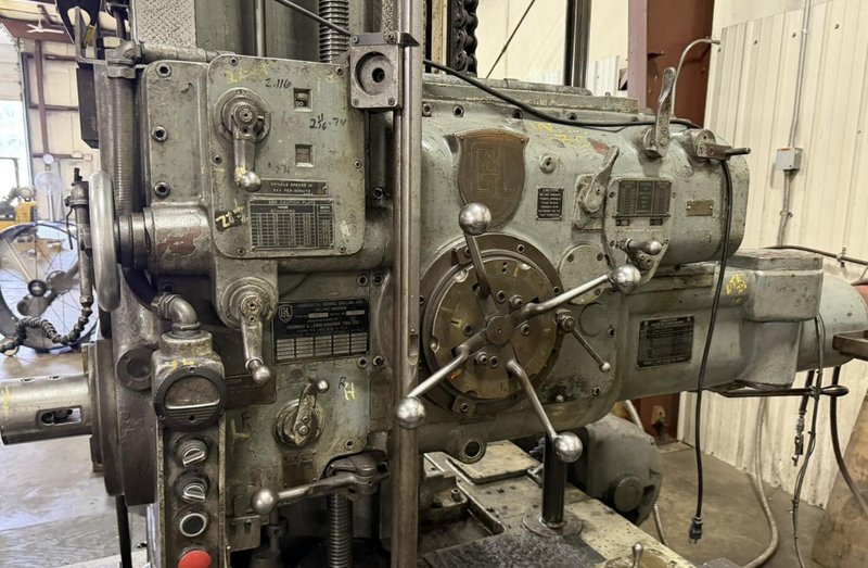 4" GIDDINGS &amp; LEWIS 340-T HORIZONTAL BORING MILL. STOCK # 0758926