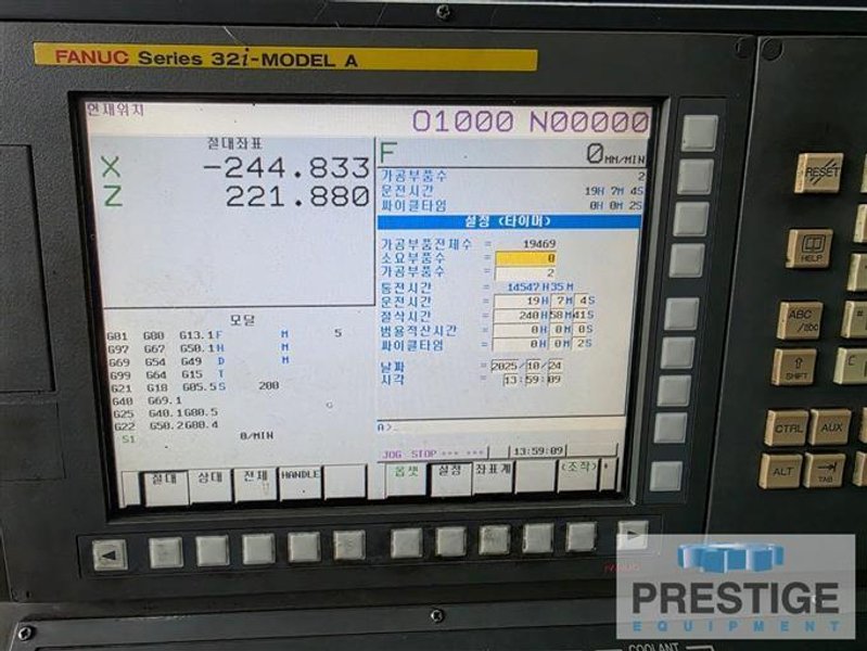 Hankook Hanturn-75 x 6000 CNC Lathe