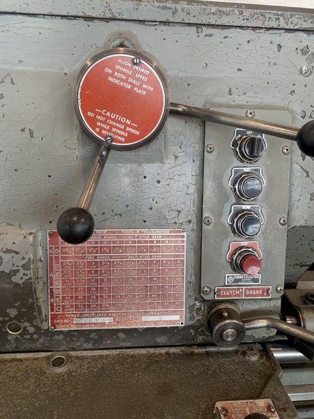 17&quot; X 54&quot; SOUTH-BEND ENGINE LATHE. STOCK # 0151124