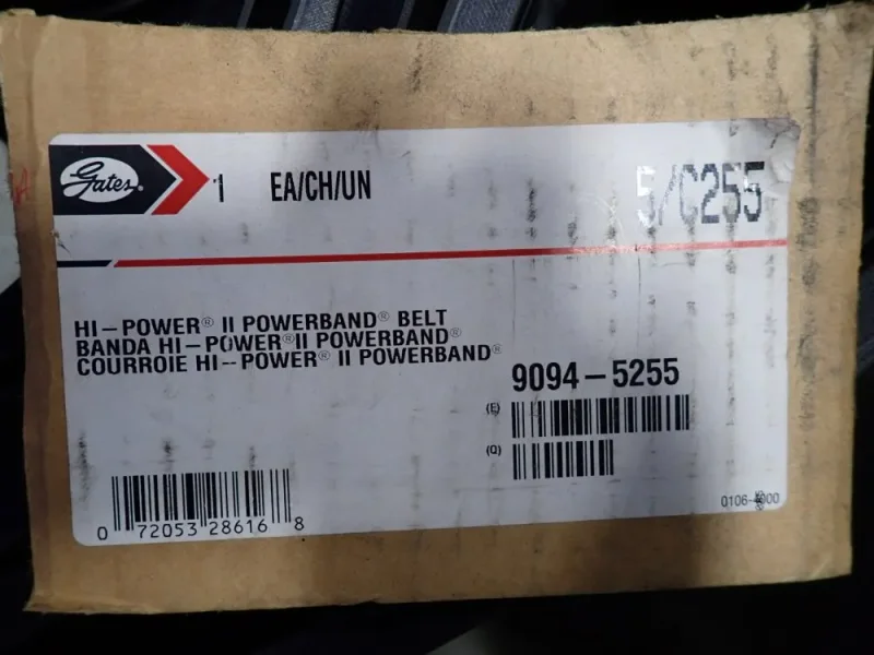 GATES POWER BAND BELTS  -  5/C255