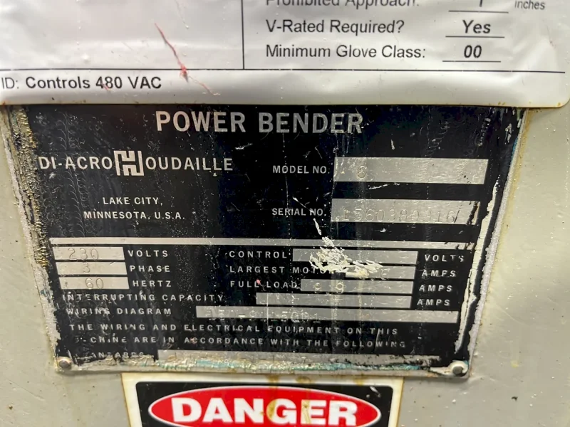 DI-ACRO HOUDAILLE POWER BENDER  -  6