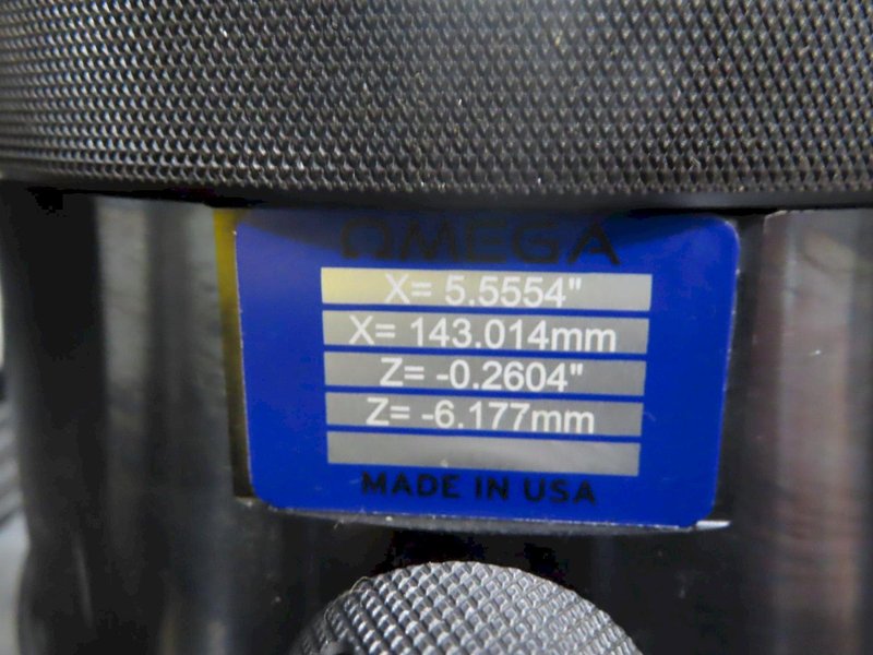 Omega Exactus Tool Setter with 50 Taper Spindle and 40 Taper Adapter Sleeve, Touch Screen Control and MORE!- Auction Item