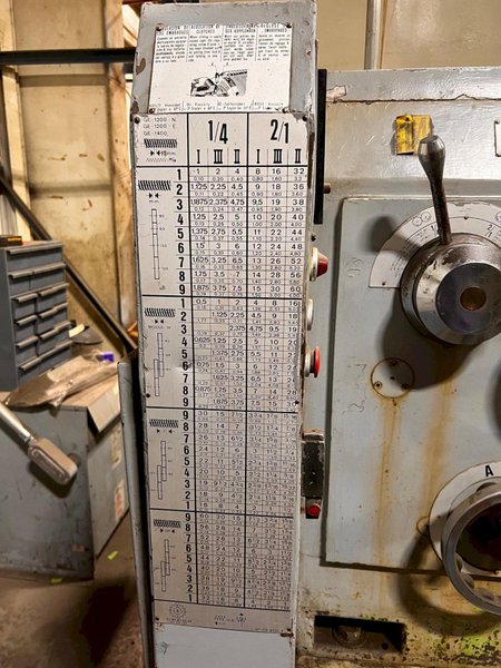 62" X 320" GEMINIS MODEL #GE1400 ENGINE LATHE 4" HOLE : YOBRO 25561