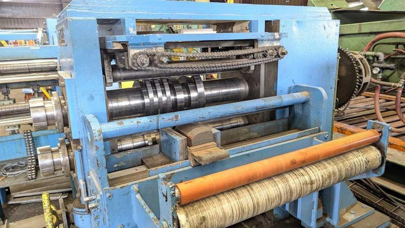 24" x 5.00" x 10,000# Ruesch Slitting Line (14701)