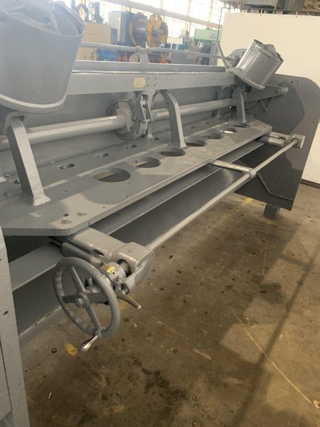 12' X 3/16" CINCINNATI 1412 MECHANICAL SHEAR. STOCK # 0446925.