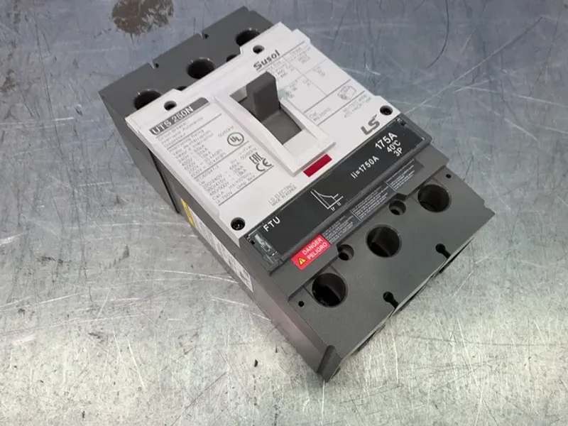 LS ELECTRIC 175 AMP UTS250N MOLDED CASE CIRCUIT BREAKERS  -  02090035UL