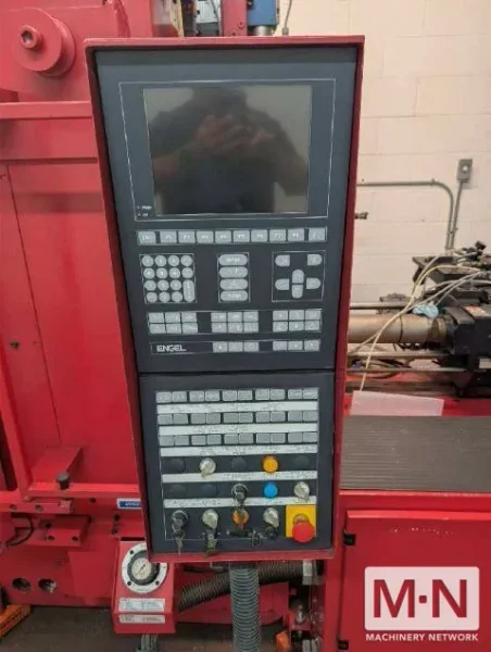 85 TON 5 OZ ENGEL MODEL ES200H/85  LIM SILICONE VERTICAL CLAMP INJECTION MOLDING MACHINE MFG 2006