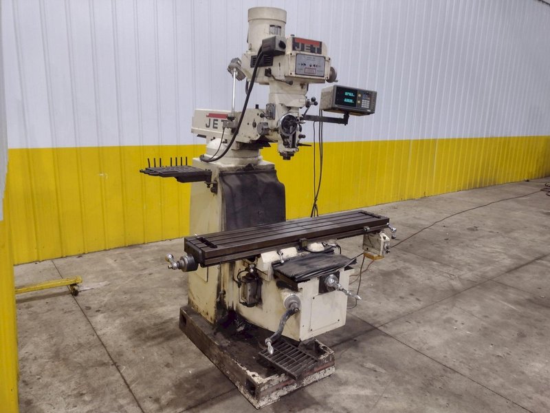 3 HP JET MODEL #JTM-1054 VERTICAL RAM TYPE MILL: STOCK 22336
