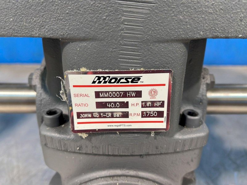 MORSE POWER 1.81 HP GEAR REDUCER   -  30RW 40 1-LR B&amp;T
