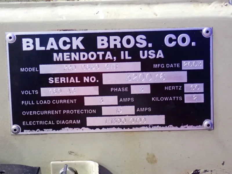 BLACK BROS. ADHESIVE SPREADER  -  22D C650 CTR