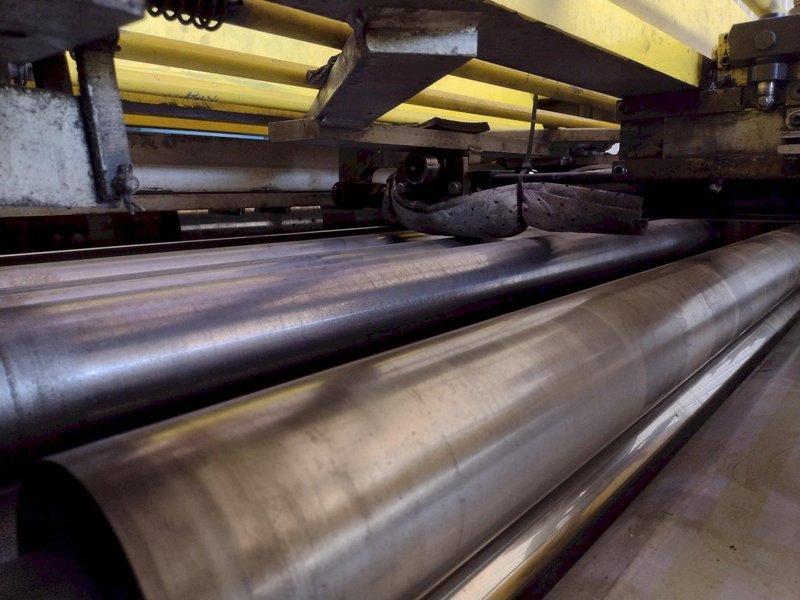 60" x 14 GA X 20,000 LB IOWA PRECISION MODEL #SLR6014-2.5 SLITTING CUT TO LENGTH COIL SLEAR LINE: YOBRO #26015