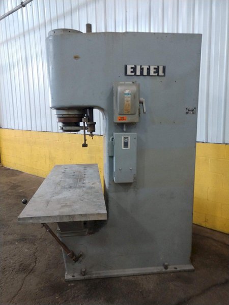 60 TON EITEL MODEL RP60 HYDRAULIC PRECISION STRAIGHTENING PRESS, 8" STROKE: STOCK #14296