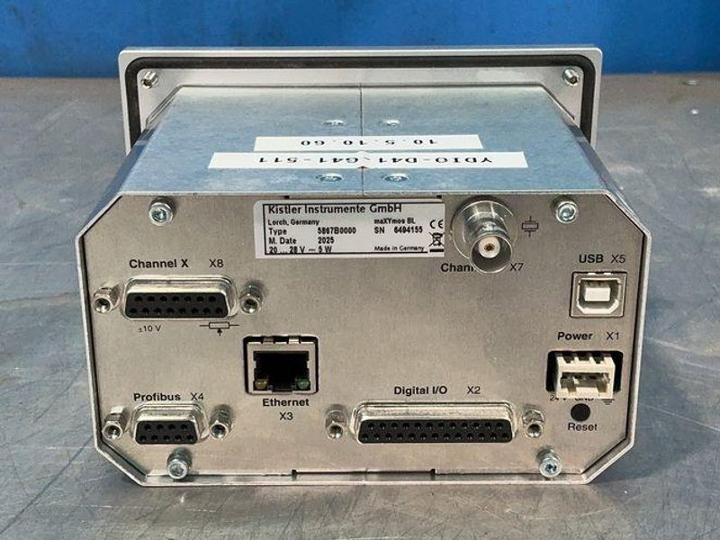 KISTLER MAXYMOS BL PROCESS MONITORING SYSTEM WITH 9323A FORCE SENSOR  -  5867B0000
