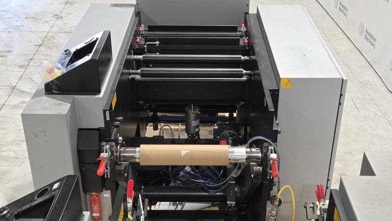 EMT RF UWSCR20 Tight Web Unwinder/Rewinder, 2017 – Chameleon RFX Roll-to-Roll Web Finishing System – High Speed 23″ Web