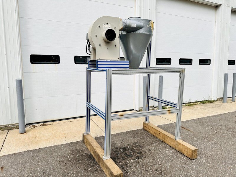 Kongsklide Cyclone w/ Blades Machinery Co. 3-Hp Blower | Feeder / Separator