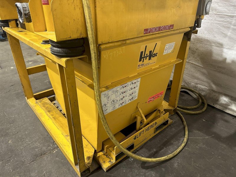 HI-VAC MODEL 830 INDUSTRIAL VACUUM SYSTEM: STOCK #77327