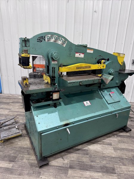 120 TON PIRANHA P120 HYDRAULIC IRONWORKER: STOCK #80681