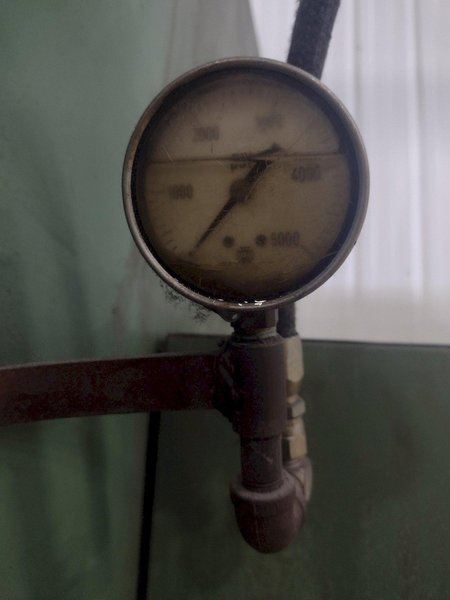 100 TON EITEL MODEL #RP100 HYDRAULIC C-FRAME PRECISION STRAIGHTENING PRESS: YOBRO #16014