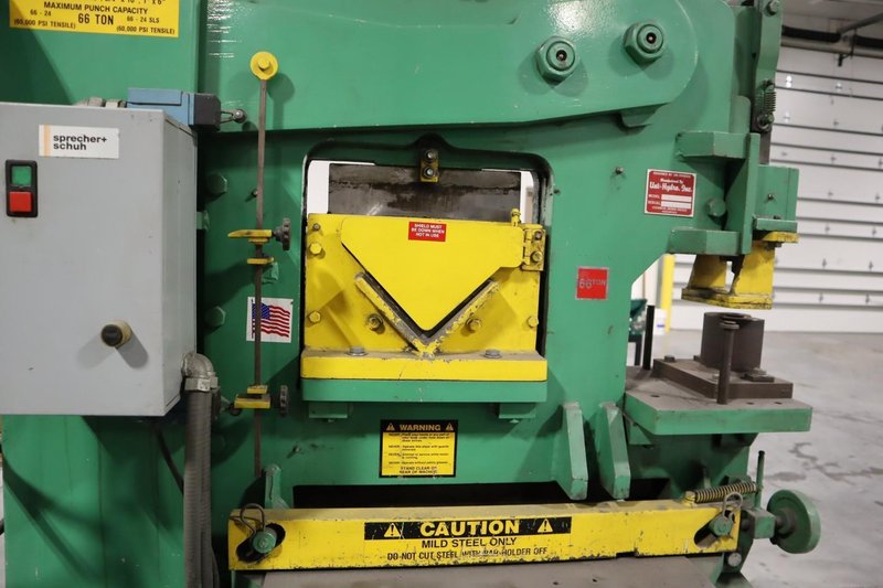 Uni-Hydro 66-24 Hydraulic Press Brake – 66 Ton x 24" Capacity- Auction Item