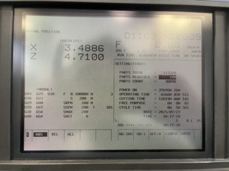 Mori Seiki SL-300A CNC Turning Center – 12″ Chuck Lathe