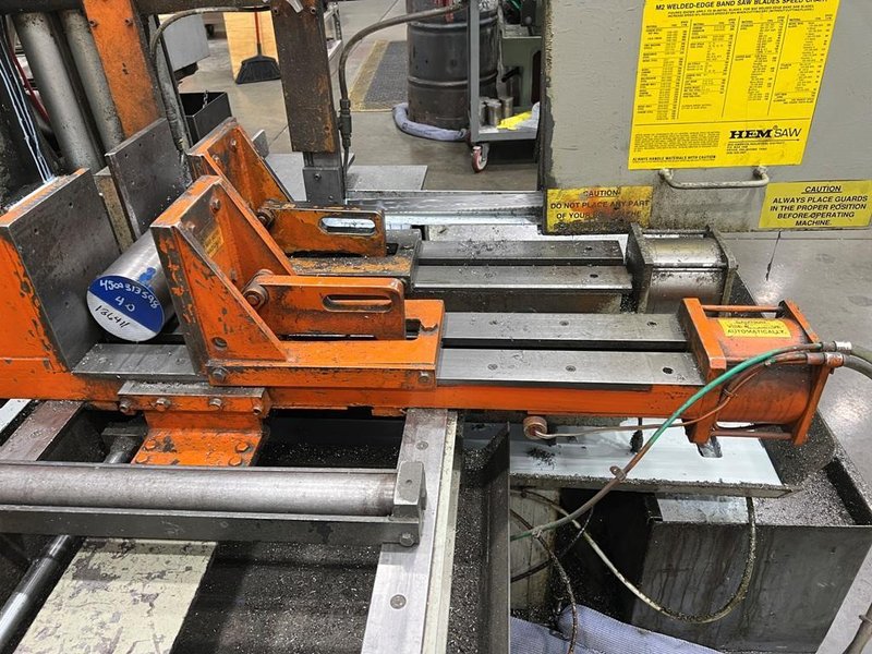12.75" x 12.75" HEM H-90A-1 -B/F AUTOMATIC HORIZONTAL BAND SAW