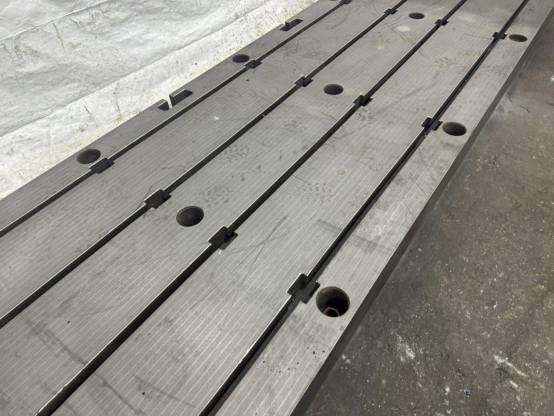 4&#039; X 9&#039; X 7&quot; MIDLAND ROSS T SLOTTED FLOOR PLATES: STOCK #77473