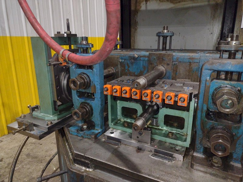 14 STAND X 2” TISHKEN MODEL #14-MW-2 ROLLFORMER 8" ROLL SPACE: YOBRO #24861