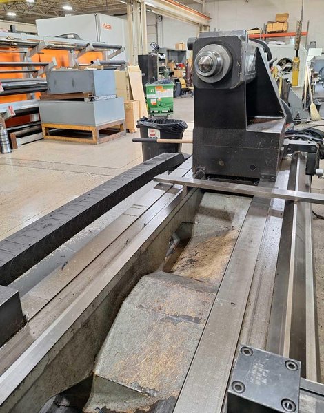 American Turnmaster Power Five 45″ x 160″ Engine Lathe, 2014 – 10″ Bore, DRO, Steady Rests, Rear Chuck Mount