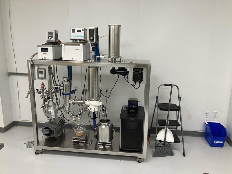 Delta Separations RFD-27 Rolled Film Short Path Distillation, 2019