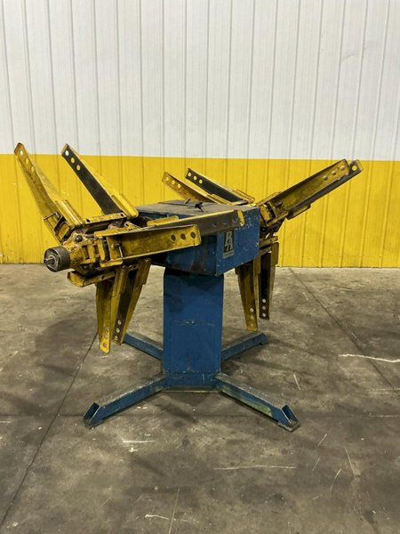 2,800 LB X 12" PA INDUSTRIES MODEL #DSRA-2800 DOUBLE END UNCOILER COIL REEL: YOBRO #26132