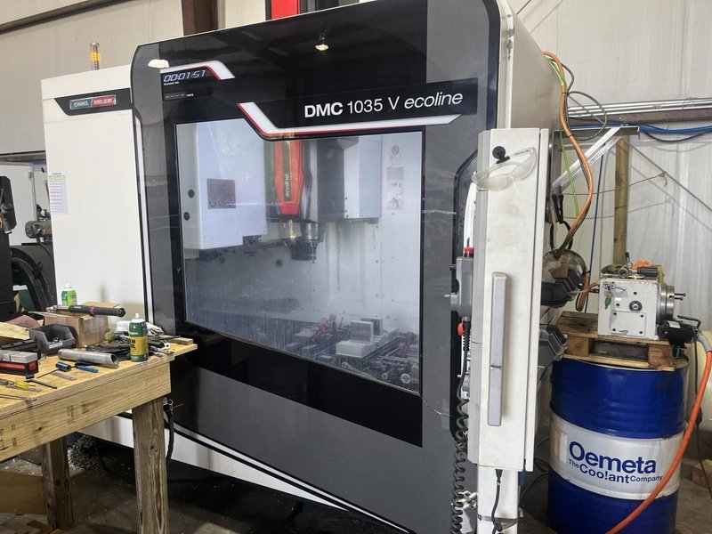 DMG Mori 1035 V Ecoline, VMC, 2013 – 1140 Cut Hours, 4th Axis Wired, Prepped for TSC