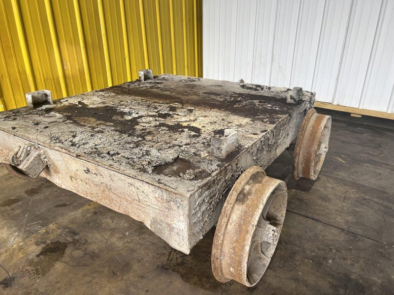 60" X 50" RAILROAD WORK DOLLY / TRANSFER CART: STOCK #17185