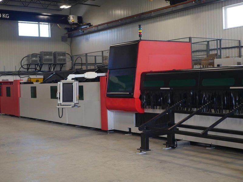 6000 watt Alpha Lazer Fiber Tube Laser, 2021