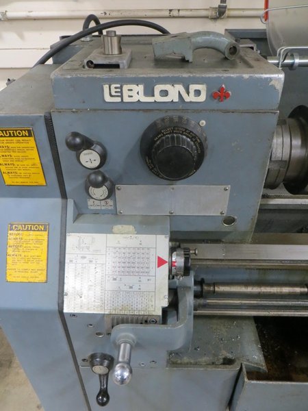 LeBlond Regal 15&quot; x 32&quot; Engine Lathe with Wizard Lathe Series 2-Axis DRO, 8&quot; 3-Jaw Chuck, 2-1/4&quot; Spindle Bore, Taper Attachment- Auction Item