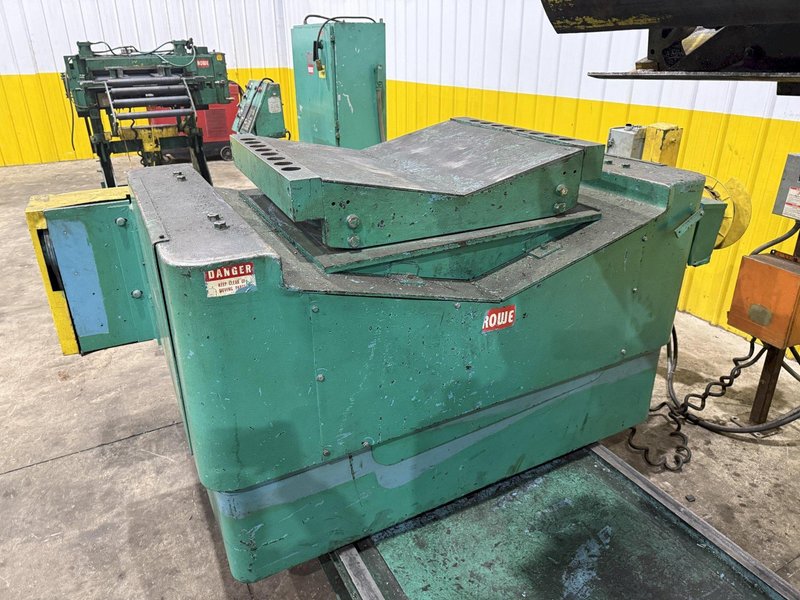 10,000 LBS X 24" X .105" ROWE ENTRY SERVO FEED LINE, COIL CAR, REEL, STRAIGHTENER, INDRAMAT SERVO FEED: YOBRO #24518