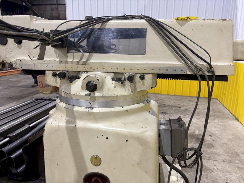 3 HP ACER MODEL #3VK3-HP RAM TYPE VERTICAL MILL WITH DIGITAL READ OUTS: STOCK #23061