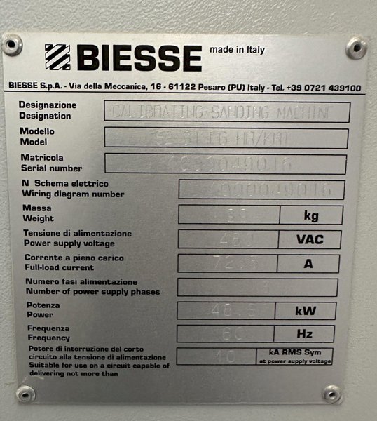 BIESSE VIET S2 31 F6 HR/KRT