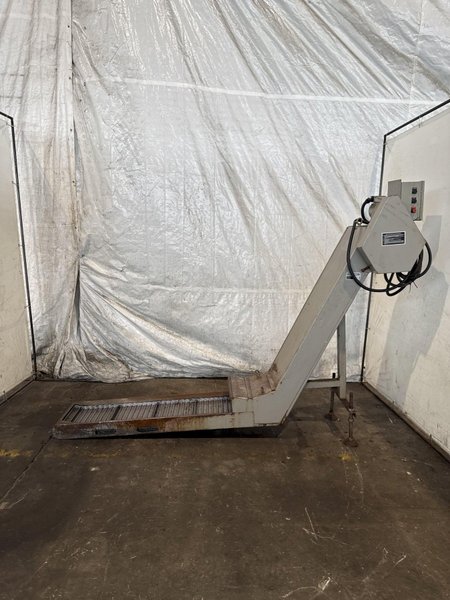 48&quot; LONG X 12&quot; WIDE HENNING KM0-0320-00 CHIP CONVEYOR. STOCK #1000225