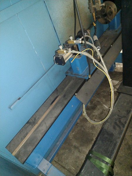 12" ITW WELDING AUTOMATION LATHE, WITH MILLER WELD CONTROLLER &amp; MILLER XMT 304 SERIES ARC WELDER: YOBRO #24402