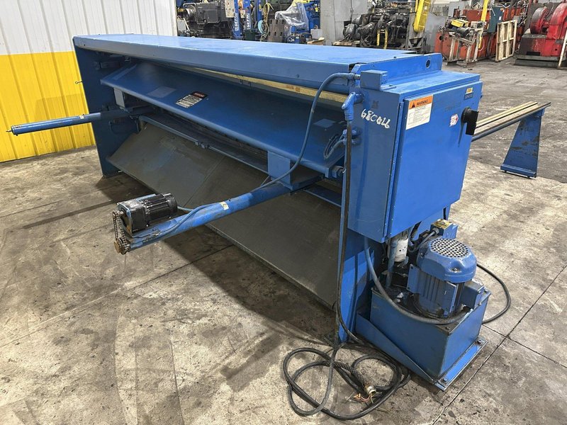 10&#039; X 10 GAUGE NIAGARA MODEL #SPARTAN SP10-10 HYDRAULIC SHEAR: STOCK #22633