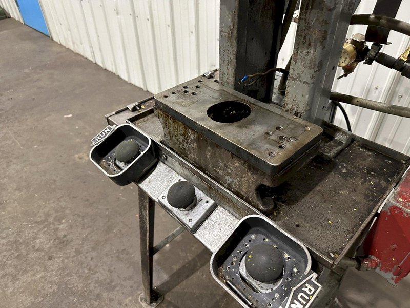 5 TON PERKINS GAP BED FLYWHEEL PRESS: STOCK #77480