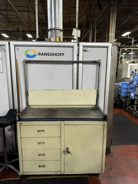 15&quot; x 15&quot; x 24&quot; CAE RANSOHOFF MODEL #LEANJET RB-2 ROTARY BASKET PARTS WASHER: STOCK #22671