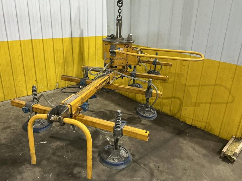 2,000 LBS ANVER MODEL #VLS-07 SELF CONTAINED ELECTRIC POWERED VACUUM SHEET LIFTER: YOBRO #25322
