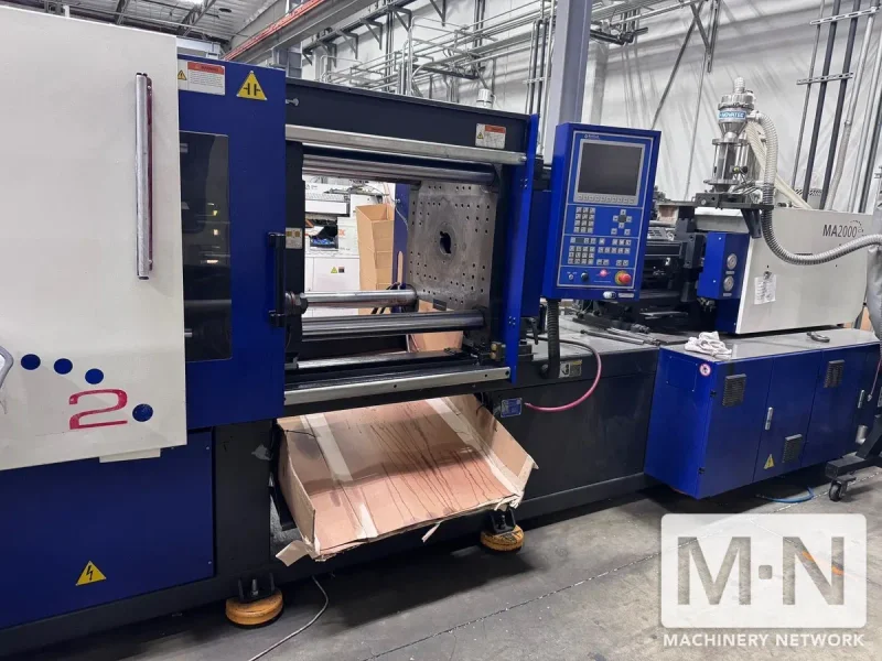 225 TON 10.7 OZ HAITIAN MODEL MA2000II INJECTION MOLDING MACHINE MFG 2018