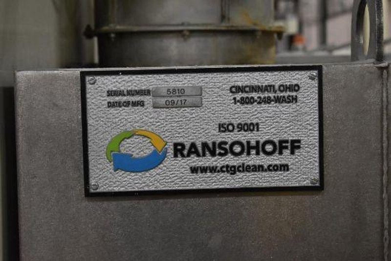 Ransohoff Leanveyor Stainless Steel High-Production 2-Stage Washer