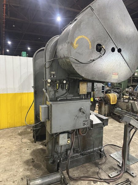100 TON ROUSSELLE MODEL #10K60 GAP FRAME STAMPING PRESS 6&quot; STROKE: STOCK #23649
